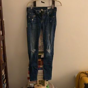 Rag & Bone Distressed Skinny Jeans
